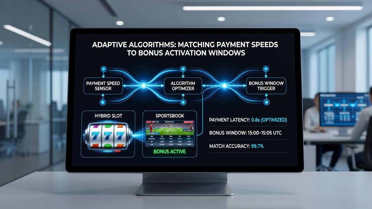 Voorbeeld van realtime matching tussen betalingen en bonussen in een hybride sportsbook-slot app