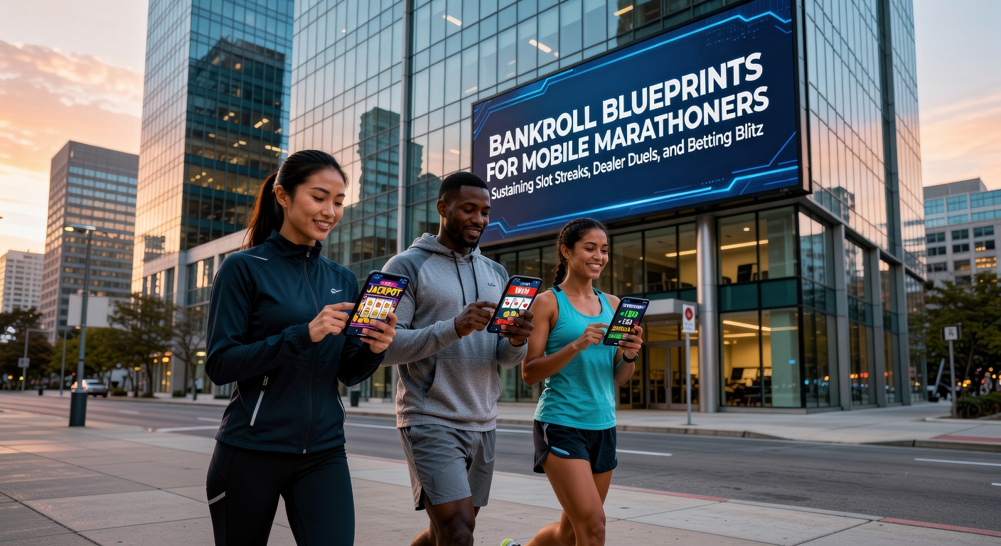 Grafiek toont bankroll-curves voor live dealer sessies, met pieken in blackjackduels en roulette streaks op een mobiel scherm