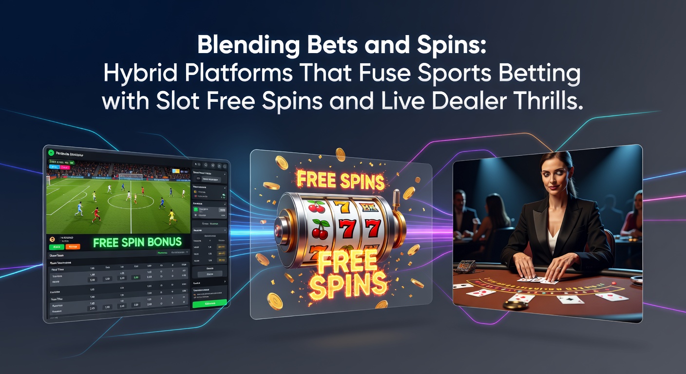 Schermafbeelding van een hybride gokplatform met sportweddenschappen, slots en live dealer tafels naast elkaar