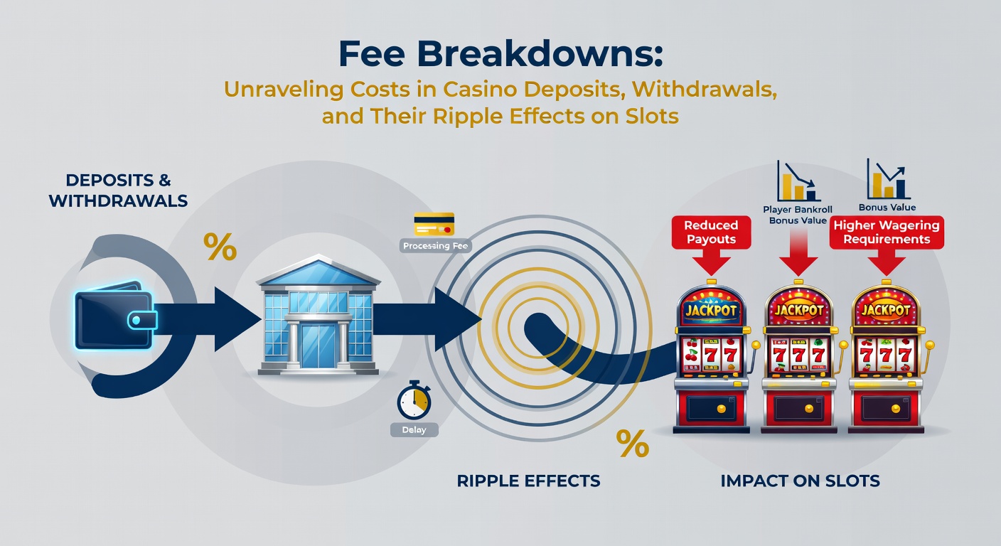 Vergelijking van fee-impact op bankrolls bij slots, live dealer games en sportweddenschappen, met staafdiagrammen en voorbeelden