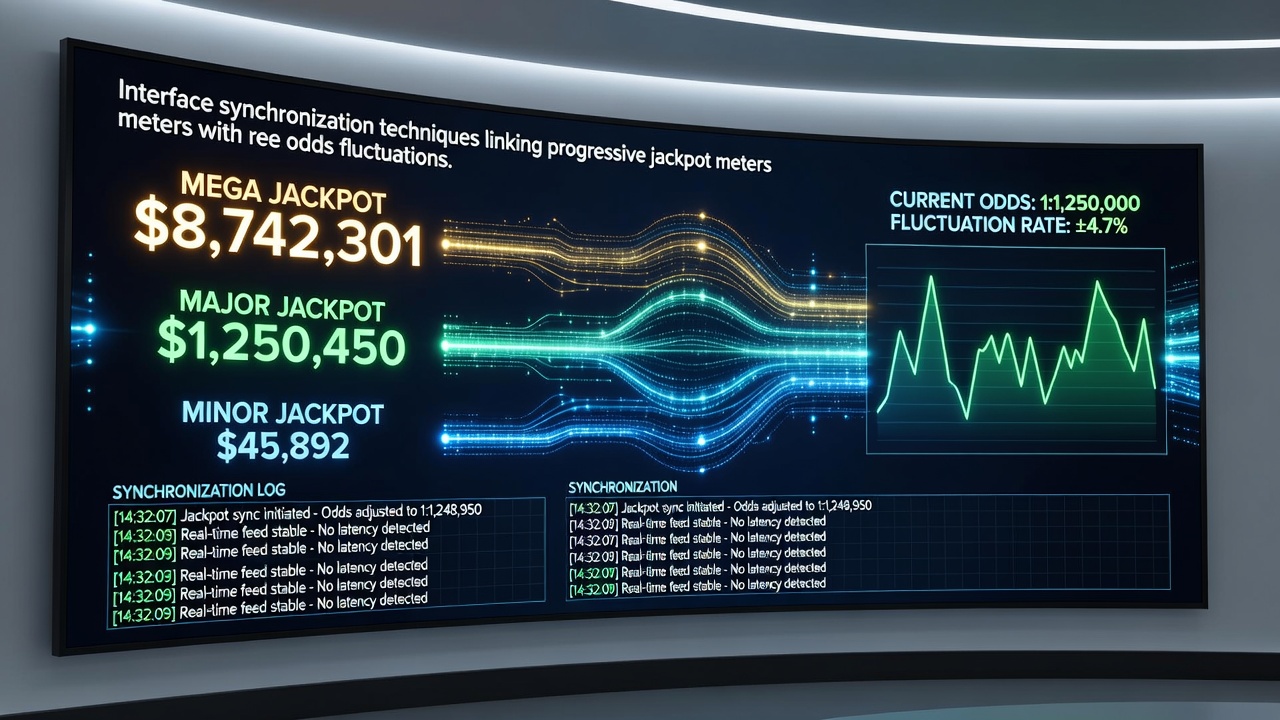 Diagram van realtime dataflow tussen jackpotmeters en odds in hybride applicaties