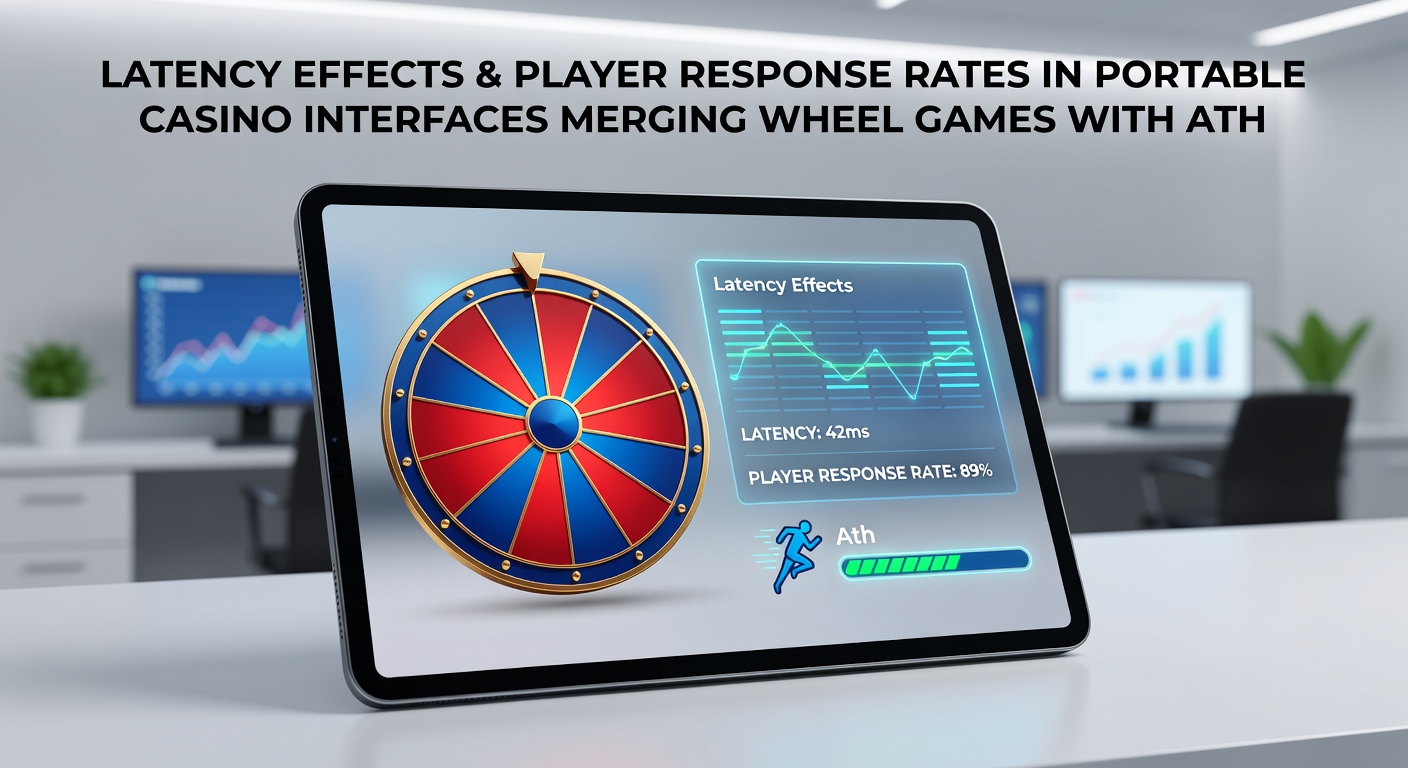 Grafiek die latency-effecten en responspercentages weergeeft in draagbare casino-apps