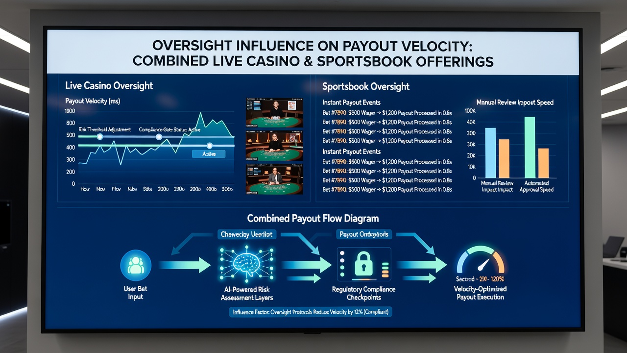 Analyse van uitbetalingsstromen onder toezicht in live casino- en sportsbookcombinaties