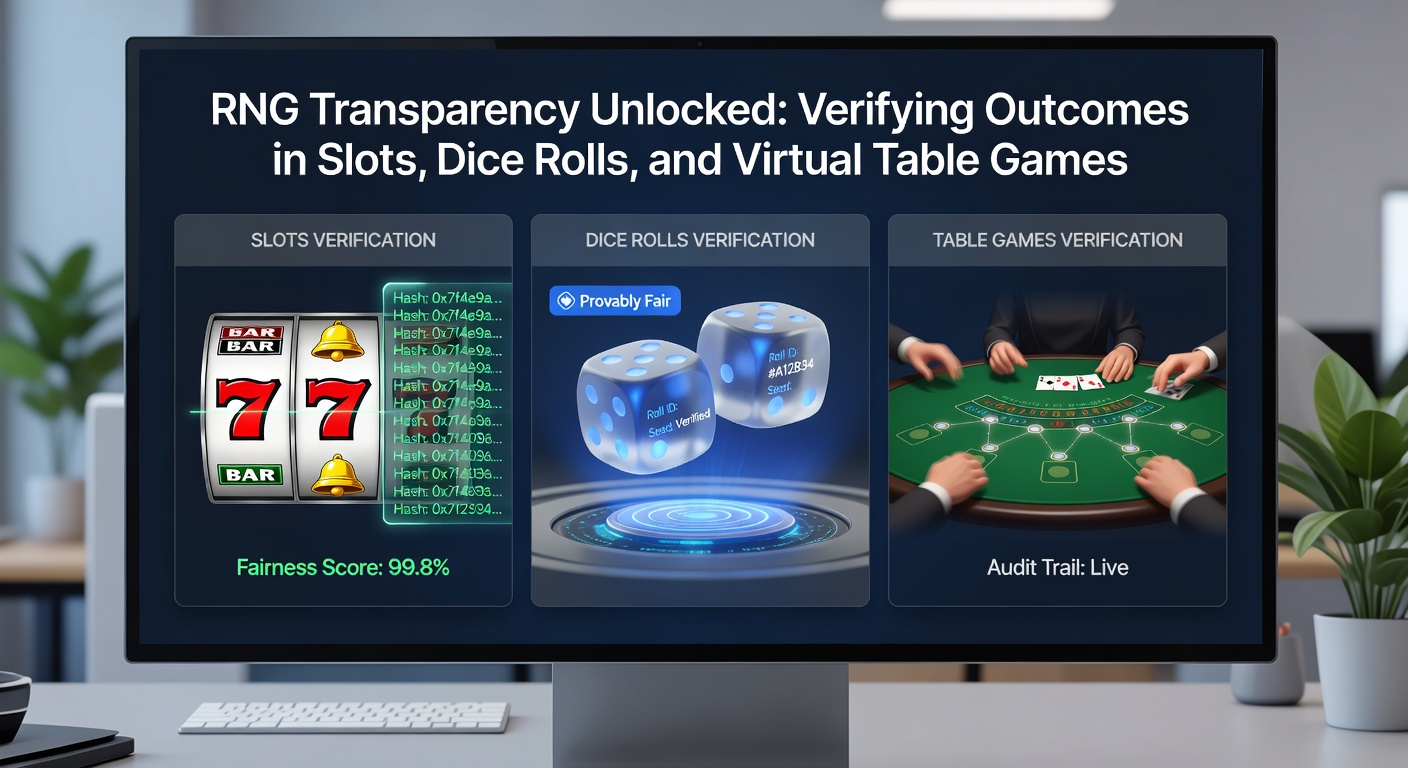 Voorbeeld van een provably fair verificatiescherm in een online slotspel, met seed-input en hash-match resultaat