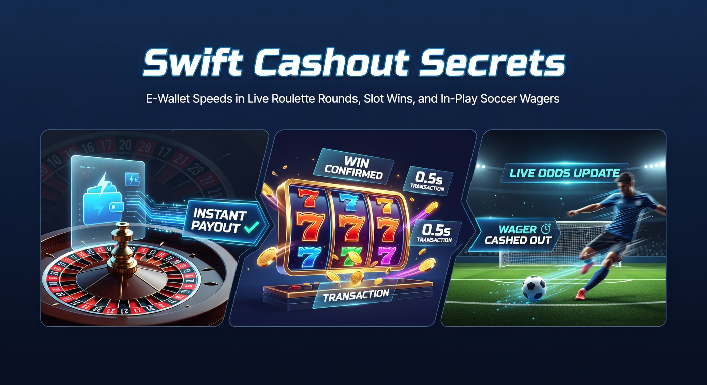 Grafiek met e-wallet uitbetaaltijden in online casino's, inclusief live roulette en slots